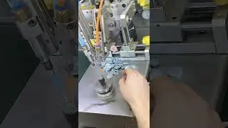 This is the process of manufacturing tweeter speakers.The unique design.
