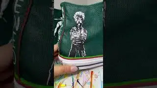 Do you watch anime? #artist #customartist #painter #custom #handpainted #art #customconverse #anime