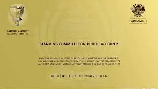Standing Committee on Public Accounts, 8th June 2022