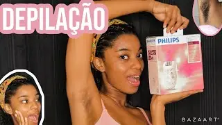 MINHA DEPILAÇÃO com Satinelle Depiladora compacta HP6420/00 | Philips | Yudmila Cunha
