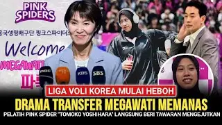 HEBOH‼️Drama transfer megawati memanas, Tomoko yoshihara pelatih pink spider beri tawaran...