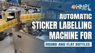 Bottle Labelling Machine | Labelling Machine | Label Applicator Machine for Glass Bottles | HMPL