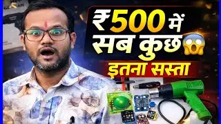 Complete Electronics Project Equipment in ₹500 😱 | Cheap Tools Unboxing | Hindi