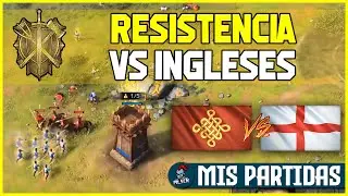 🍺 DEFENSA con CHINOS contra INGLESES | Age of Empires 4