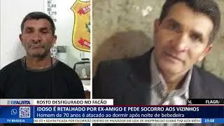 DF ALERTA - Idoso &eacute; retalhado por ex-amigo e pede socorro aos vizinhos