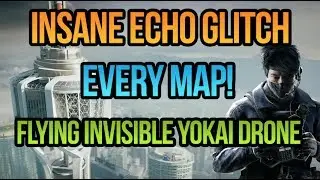 INSANE NEW ECHO DRONE GLITCH! - Rainbow 6 Siege glitch - Flying Yokai Drone