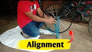 Rim Alignment How To Cycle Rim Alignment|  Bicycle Wheel Alignment |wheel alignment service