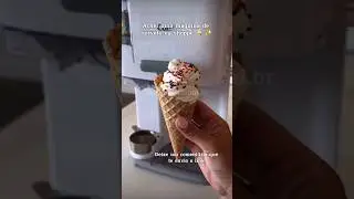 achei a m&aacute;quina de fazer sorvete na shoppe ✨️🍦😋