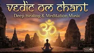 Vedic Music with OM Chant | 432Hz Deep Meditation & Spiritual Healing