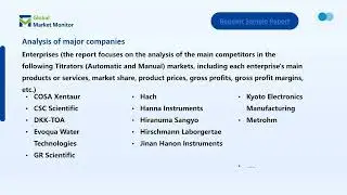 Global Titrators Automatic and Manual Market Scope 5.67% Market Cagr, Market Size and Growth