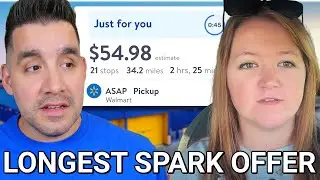 Accepting The LONGEST Walmart Spark Offer (Why?) | First Shift