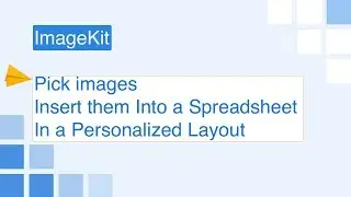 ImageKit - Multiple Image Insert In a Personalize Layout