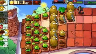 Plants VS Zombies tejado nivel 7.