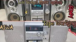 Low budget Tape working music system just 5500rs🔥⚡🔊MHC-RV2 #aiwa japan tokyo