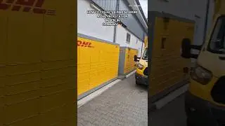 How to collect a parcel from a DHL Packstation in Berlin Germany #shorts