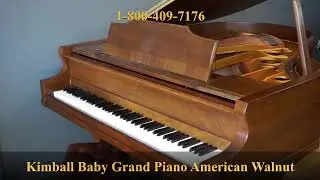 Kimball Bosendorfer 5' 8'' Baby Grand Piano American Walnut