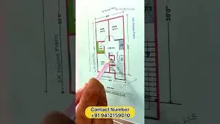 Modern Corner House Design | 20x30 Ghar Ka Map (3 Rooms) Quick Tour | S No 3220