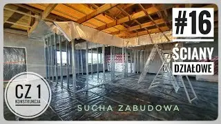 #16 Ściany działowe kartonowo gipsowe. Sucha zabudowa. Cz. 1 konstrukcja.