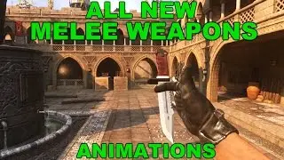 All New Melee Weapons Animations And Weapon Inspections! Call of Duty Modern Warfare Remastered