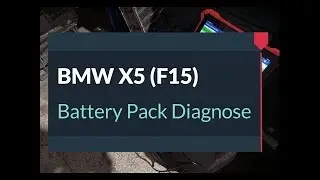 Launch X431 PAD9 LINK Diagnose BMW X5 F15 Battery Pack with  EV Diagnosis Add-on kit