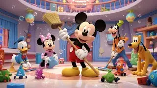 Mickey Learns to Keep the Clubhouse Clean ✨🧹