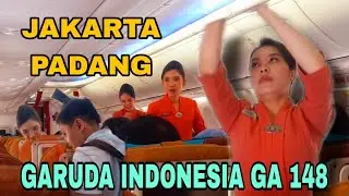 Nice Flight Terbang Bersama Pramugari Garuda Indonesia GA 148 Dari Jakarta Ke Padang