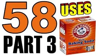 58 BAKING SODA USES, BENEFITS & HACKS - The Ultimate Guide Part 3