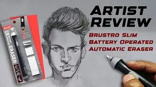 ARTIST REVIEW | Brustro Slim Battery Operated Automatic Eraser