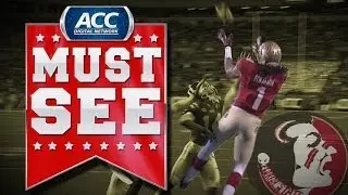 FSU Kelvin Benjamin TD Catch Over Duke Defender | ACC Must See Moment