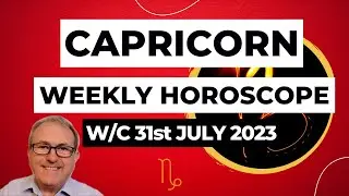 Capricorn Horoscope Weekly Astrology from 31st July 2023