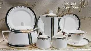 Dinner set ll Bone China Dinner Set color ll zeeshan crockery store..