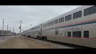 Amtrak 55 leading 391 at Centralia IL 