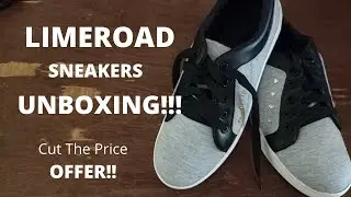 LIMEROAD Sneakers Unboxing|LIMEROAD Shoes Unboxing|Limeroad Cut The Price Offer|