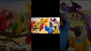 Blue Parrot Grows a Magical Cake Tree! 🍰