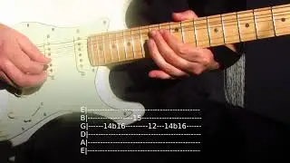 Jumping At Shadows Live -  Peter Green  guitar lesson