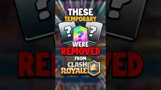 Temporary Cards REMOVED in Clash Royale? #clashroyale