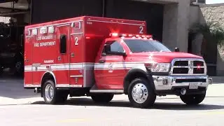 LAFD Rescue 2 & Rescue 804 Responding