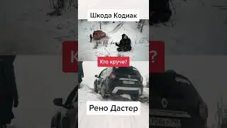 Рено Дастер против Шкоды Кодиак на бездорожье! Кто затащил?