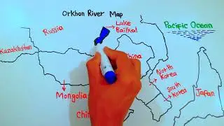 Orkhon river on map || 5min Knowledge