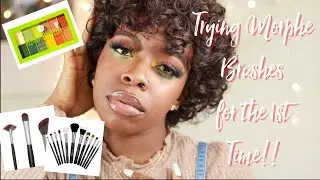 TRYING MORPHE BRUSHES FOR THE 1ST TIME EVER!! | Nicolah Ann