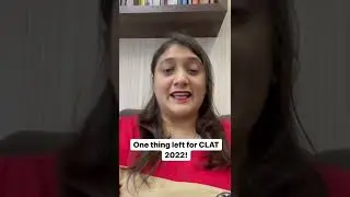 CLAT 2022: One Last Thing to Do for CLAT Exam|| Vidhgiya