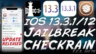 iOS 13.3.1 / 13.0 NEW CheckRa1n JAILBREAK IMPORTANT Update Released! Update Now! / Android on iPhone