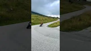 Pitching it sideways on the KTM 690 SMC R