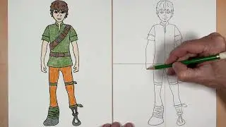 How to Draw Hiccup from How to Train your Dragon