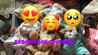 ASMR Reborn box opening! 💕😆👶🏽 * no talking * 