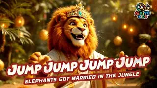 Elephant Wedding | Jump Jump Jump @Aiaiyokids |  Nursery Rhymes & Kids Songs #animalrhymes