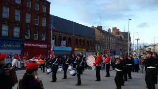 Union flag Culture parade in portadown 15thmay .2