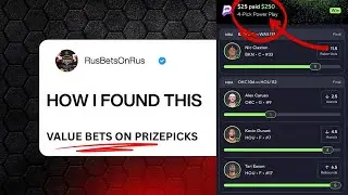 Как я использую упрощенный поиск выгодных ставок на PrizePicks (полный пошаговый разбор)