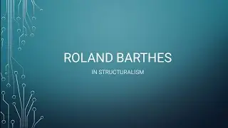 Roland Barthes / Structuralism/ His works