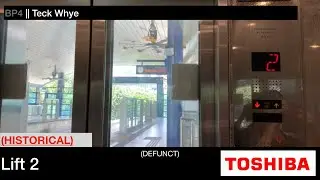 (HISTORICAL) Teck Whye LRT Station || Toshiba Elevator (Lift 2)